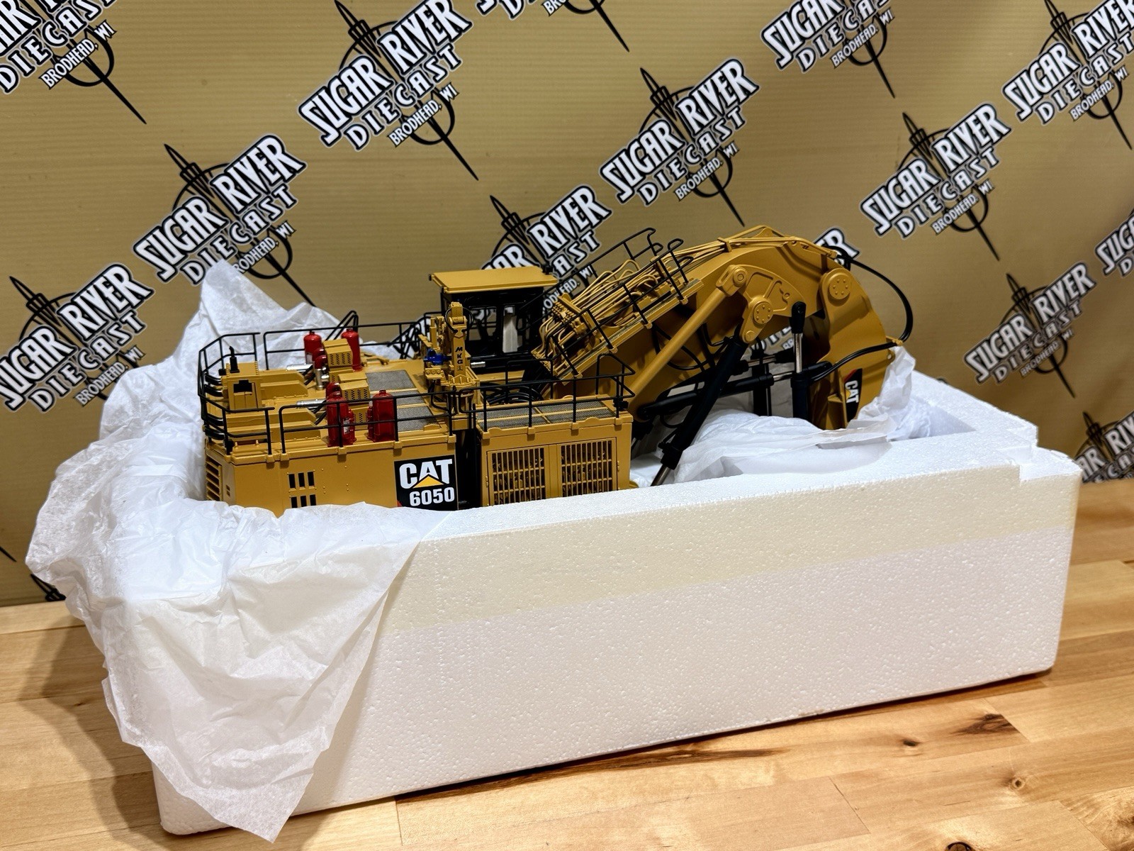 1/50 BYMO CATERPILLAR MINING FRONT SHOVEL DIECAST NEW 💥 Rare💥