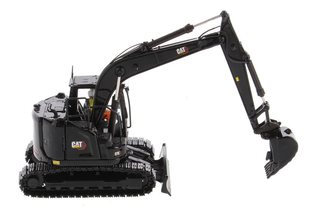Diecast Masters 85957BK Cat 315 Excavator Special Black Finish 1/50 Scale Model