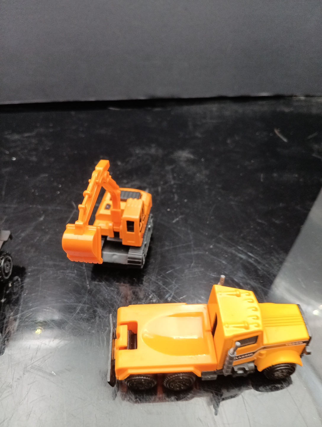 Lot Of 7 Various Metal Kids Toy Construction Vehicles Free Shipping! T2642
