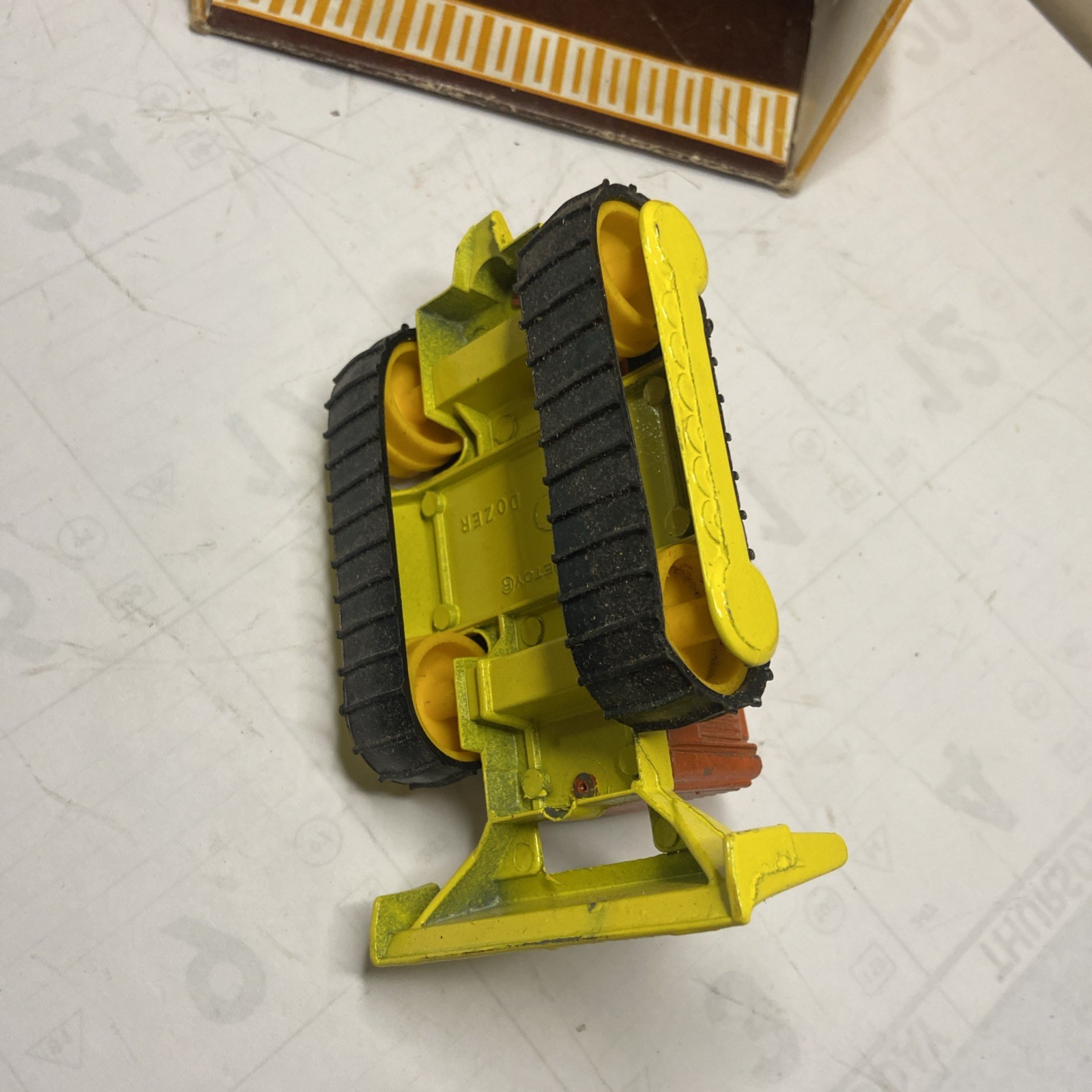 Vintage Tootsie Toys Diecast Bulldozer In Original Box Unplayed And Crane