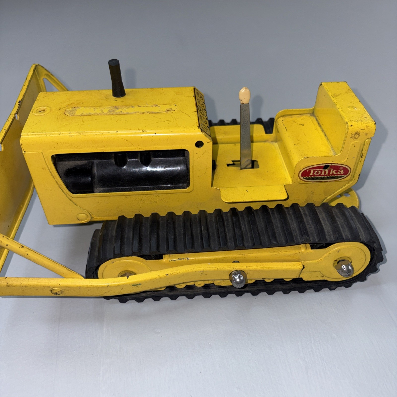 Vintage TONKA TOY Pressed Steel BULL DOZER Bulldozer Construction Rare