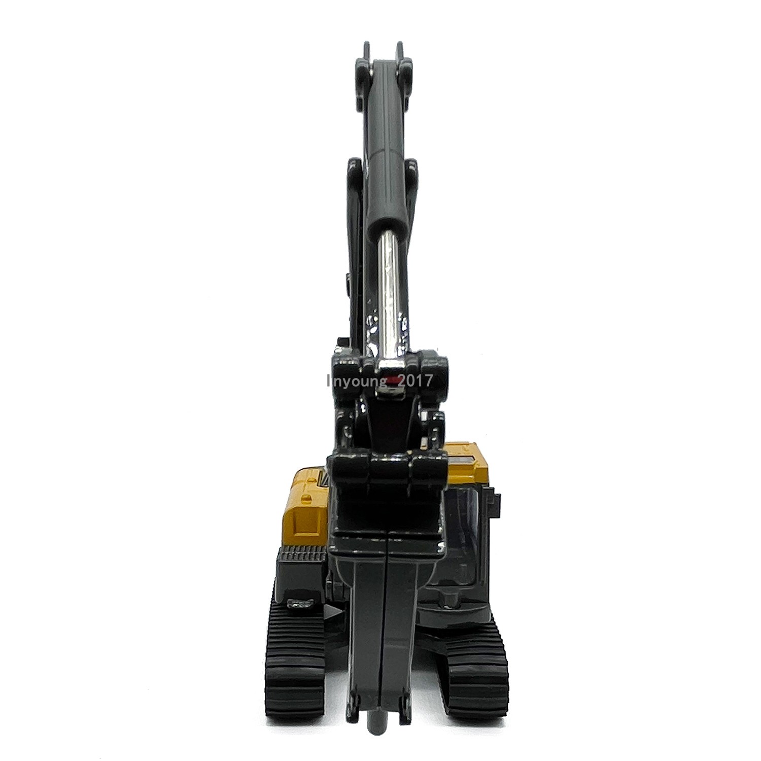 1:60 Drill Excavator Construction Vehicle Diecast Toy Cars Toys for Boys Gray