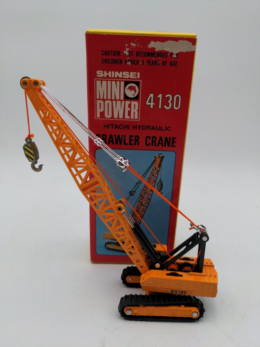 Shinsei 4130 1:96 Hitachi Hydraulic Crawler Crane LN/Box