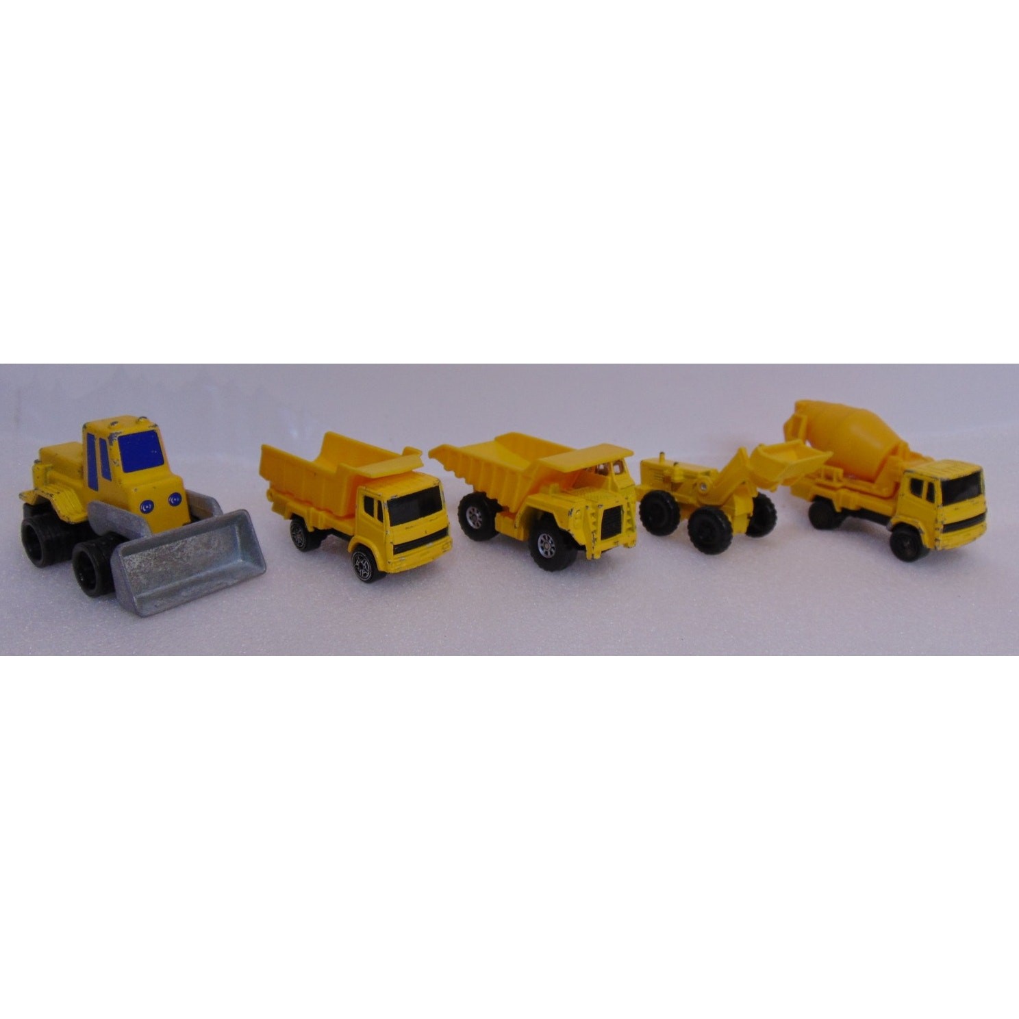 Maisto Mattel Die Cast Construction Equipment Toys 1979 Model Lot of 5 Vintage