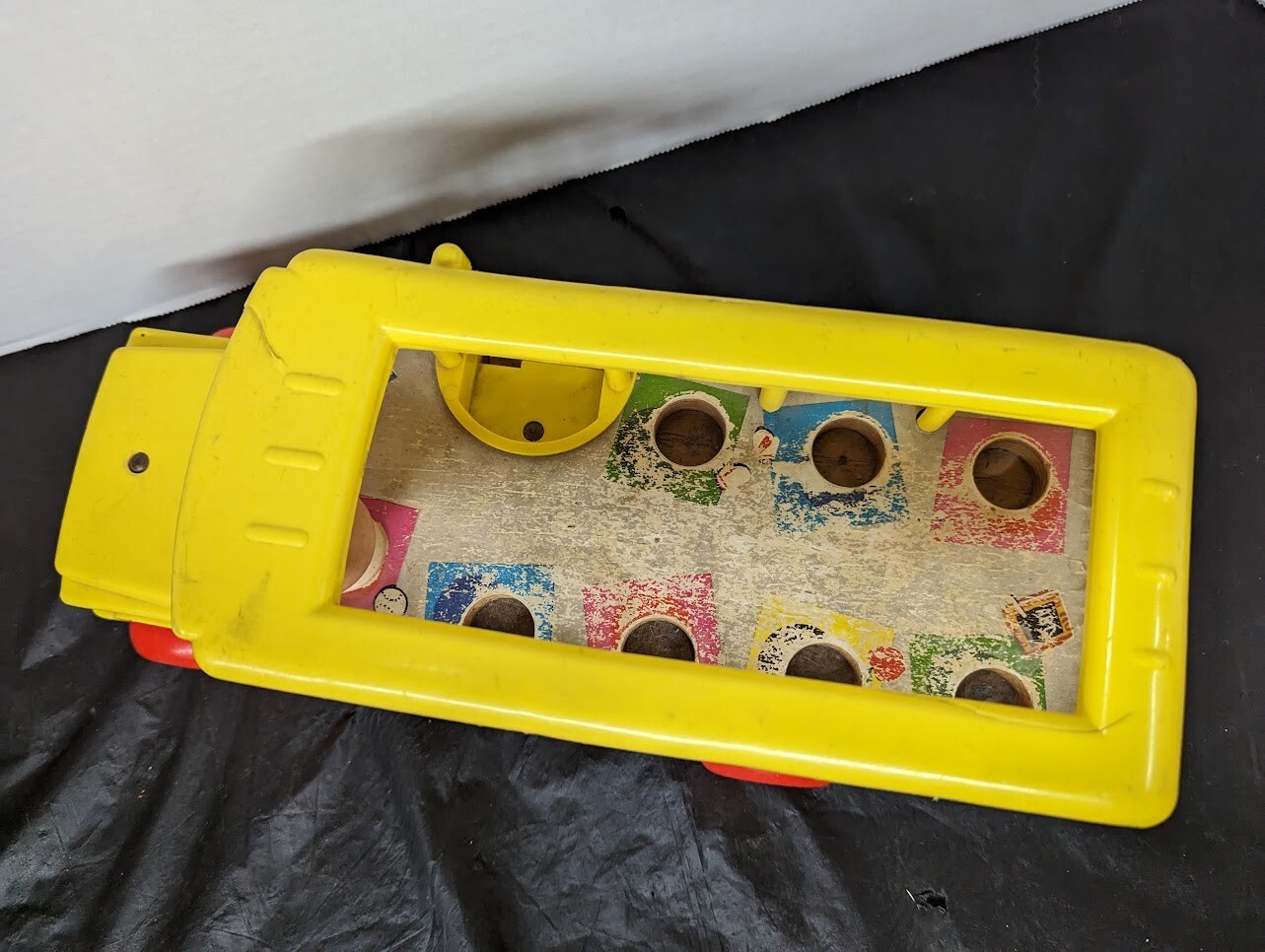Vintage Fisher Price Little People School Bus 192 Original Authentic