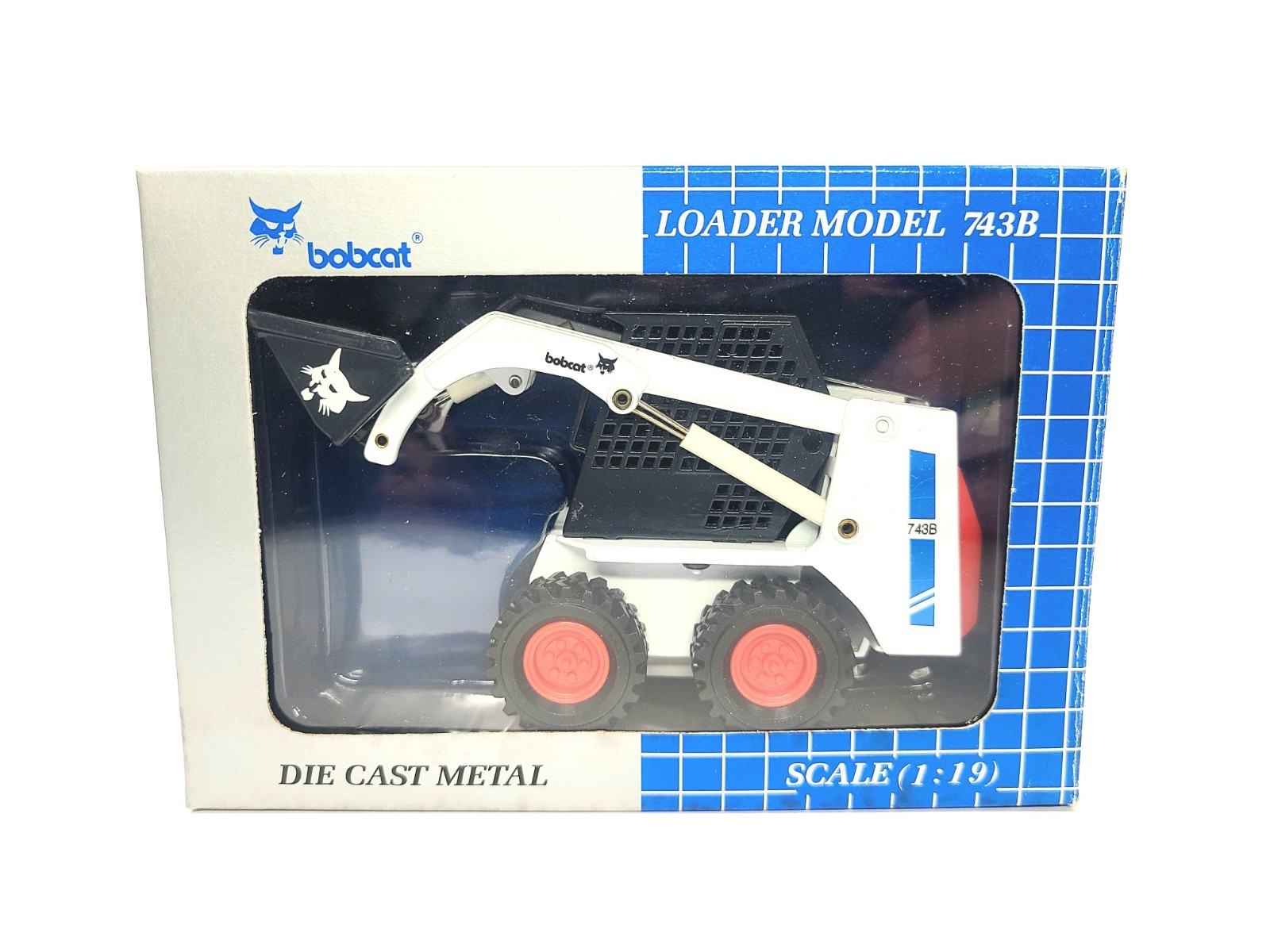 Bobcat 743B Skid-Steer Loader – Clover 1:19 Scale Diecast Model #6720921 New