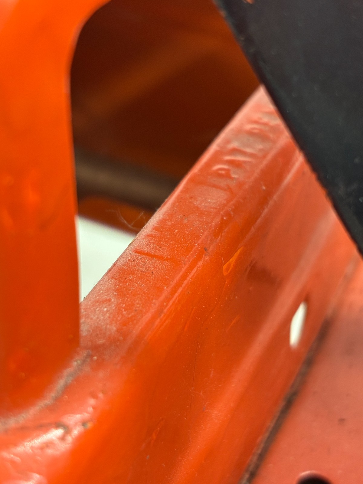 Vintage Tonka State Hi-Way Mobile Clam Crane Painted Orange Works Steel Toy 60s