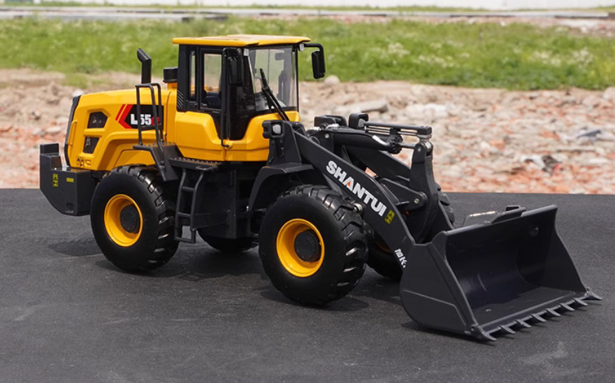 1:35 24CM SHANTUI L55-C5 Loader Construction Equipment Machine Diecast Model