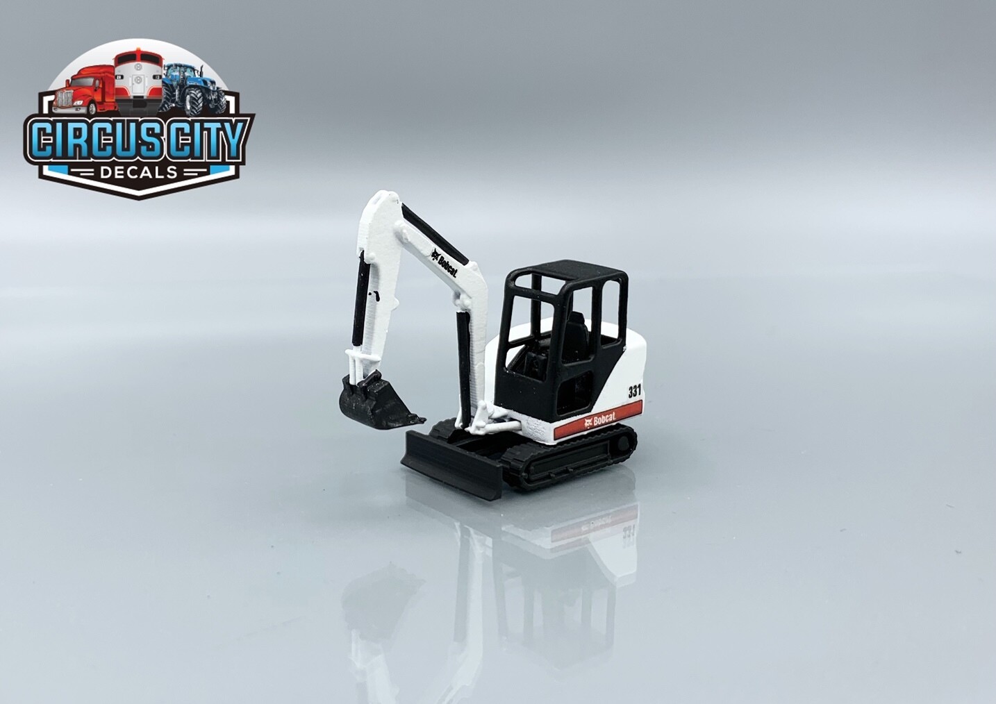 Mini Excavator Bobcat 331 S Scale Model Kit (QTY 2)