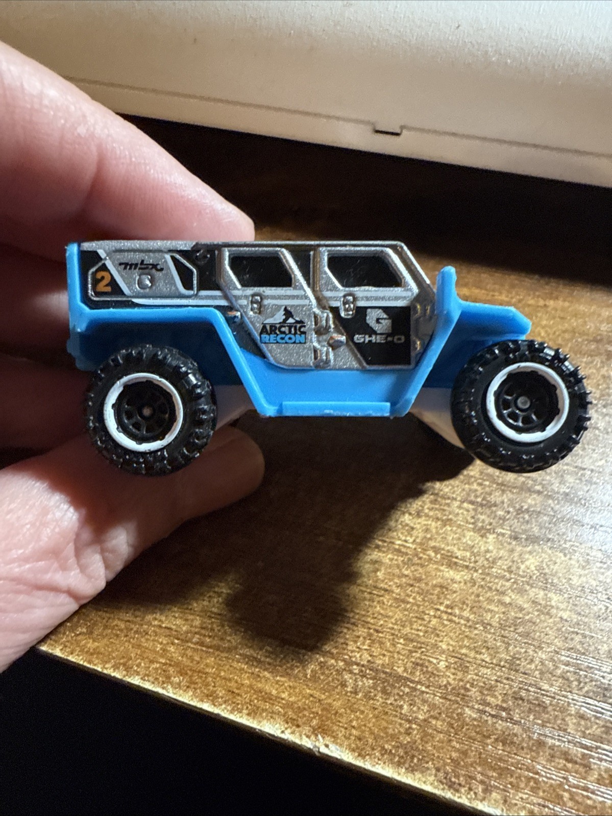 2018 Matchbox “Ice Voyagers” Ghe-O Rescue SILVER | BLUE | ARCTIC RECON | LOOSE