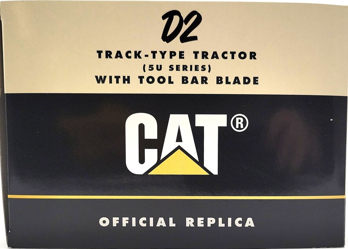 SpecCast CUST-782 1:16 Die-cast CAT D2 Track-Type Tractor w/ Tool Bar Blade EX