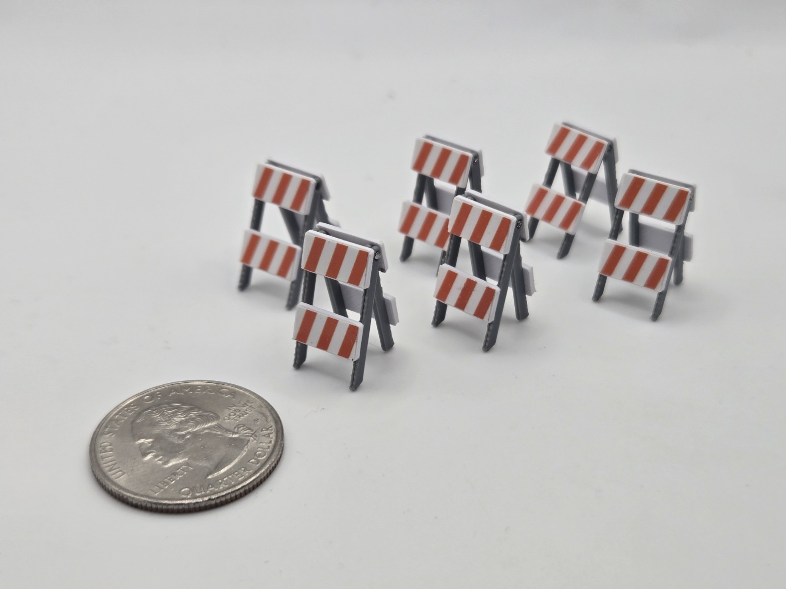 1/64 Scale Folding Type II Barricades *6 Pack*