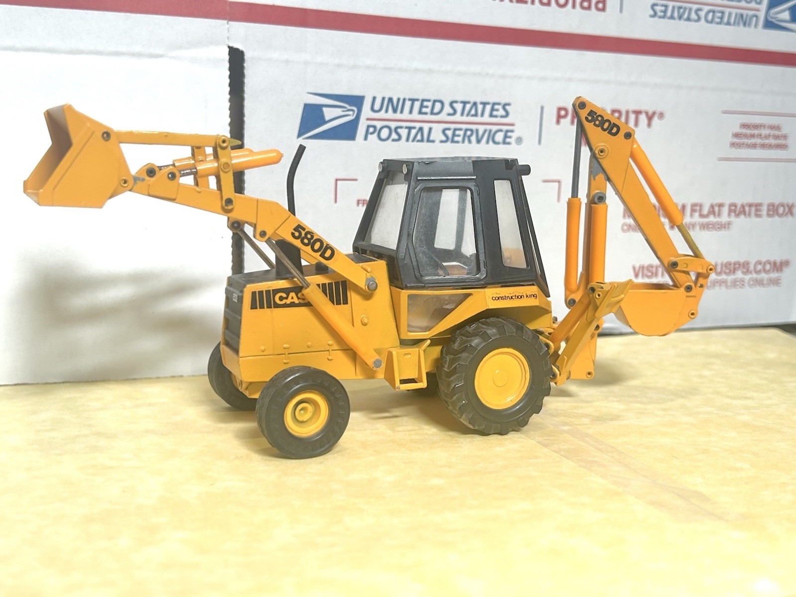 Conrad 1/35 Scale Case 580D Construction King Loader-Backhoe Ref. 2931 (Boxed)
