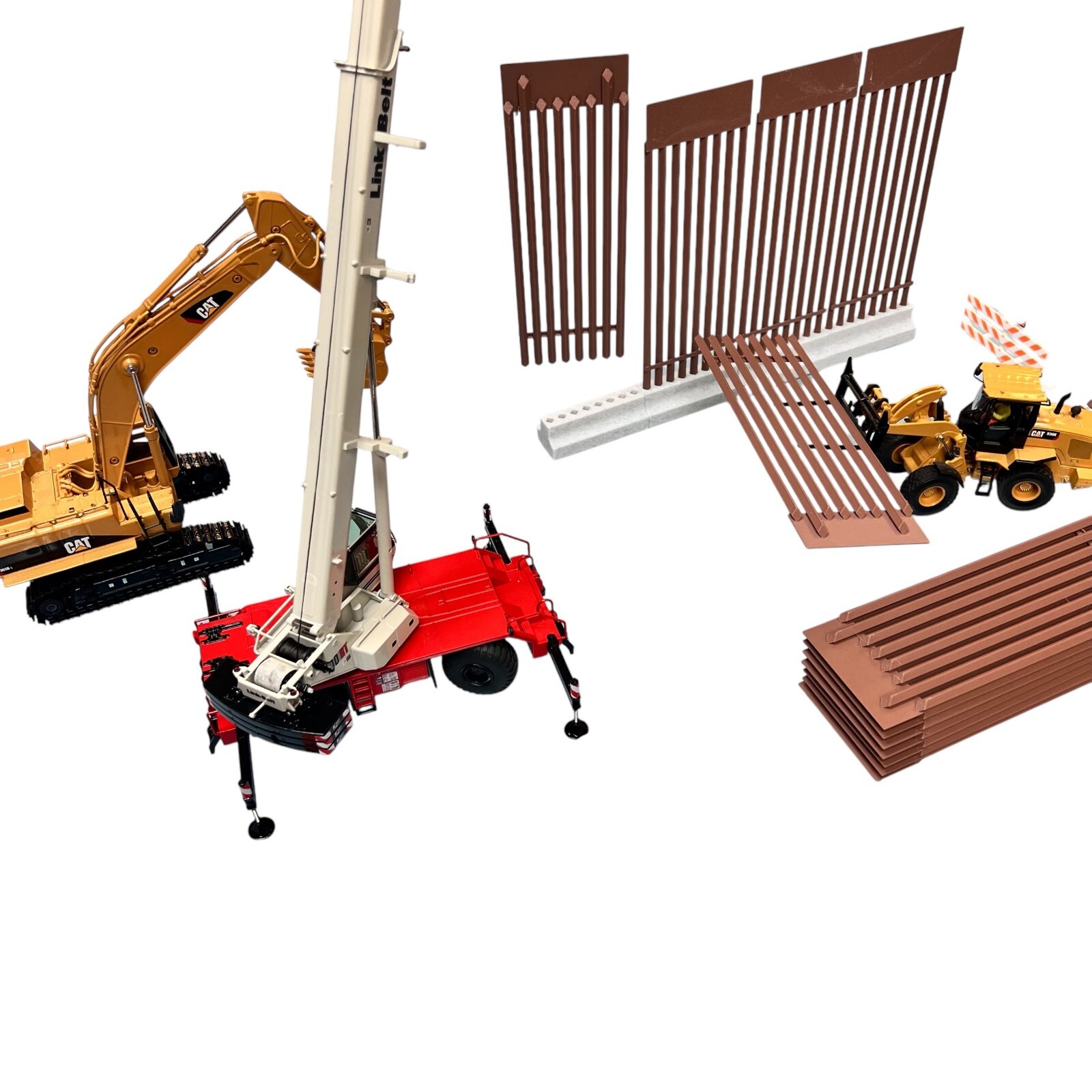 United States Border Wall Construction Scale Model 1/50