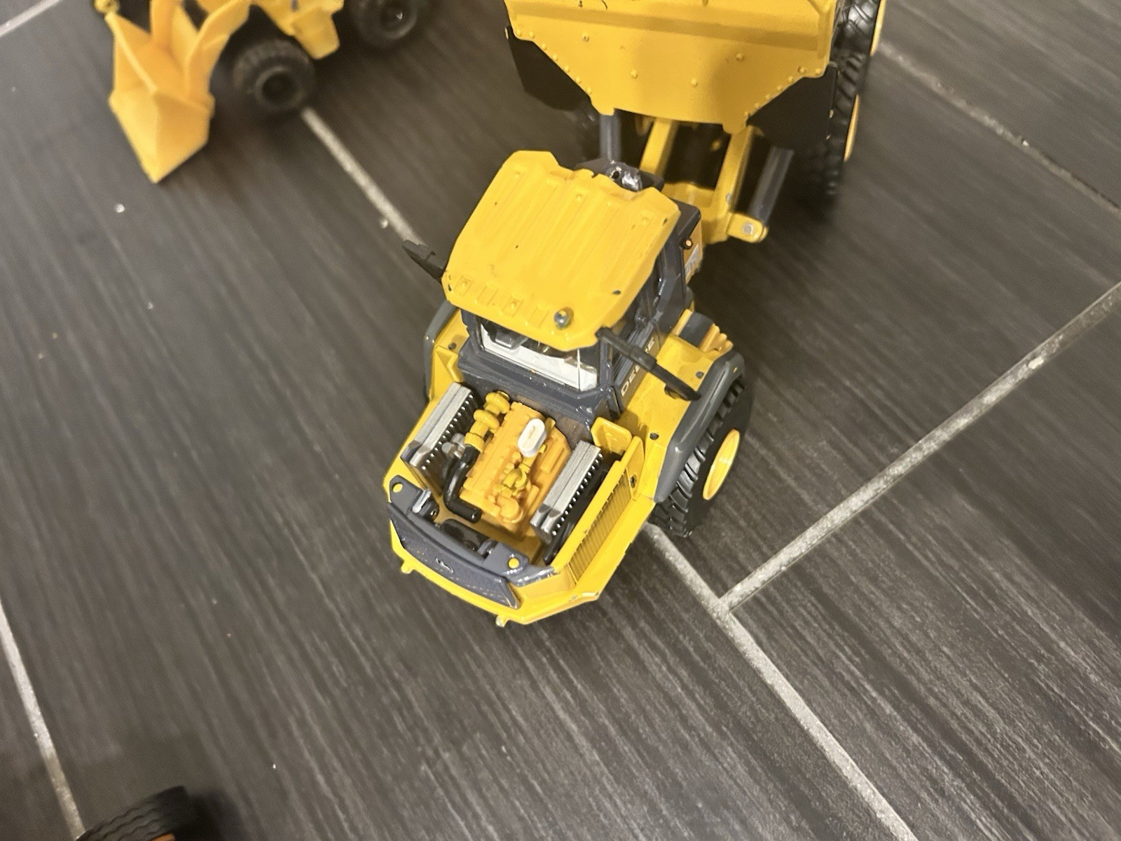 Lot of Diecast Construction Vehicles – Excavator, Bulldozer, Dump Truck