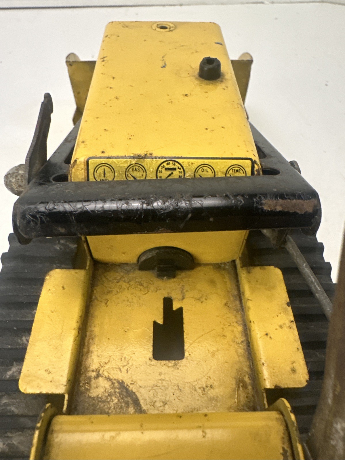 Vintage Tonka Crawler Loader Pressed Steel Toy Bulldozer Tracks USA