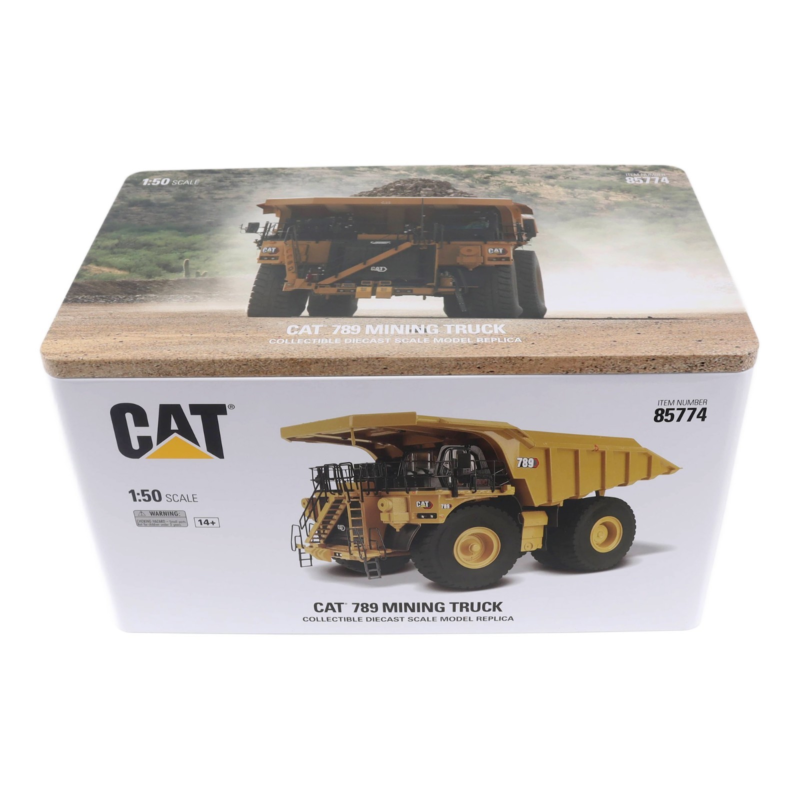 *TORN OUTER BOX* 1:50 CAT 789 MINING TRUCK HIGH LINE MODEL DIECAST MASTERS 85774