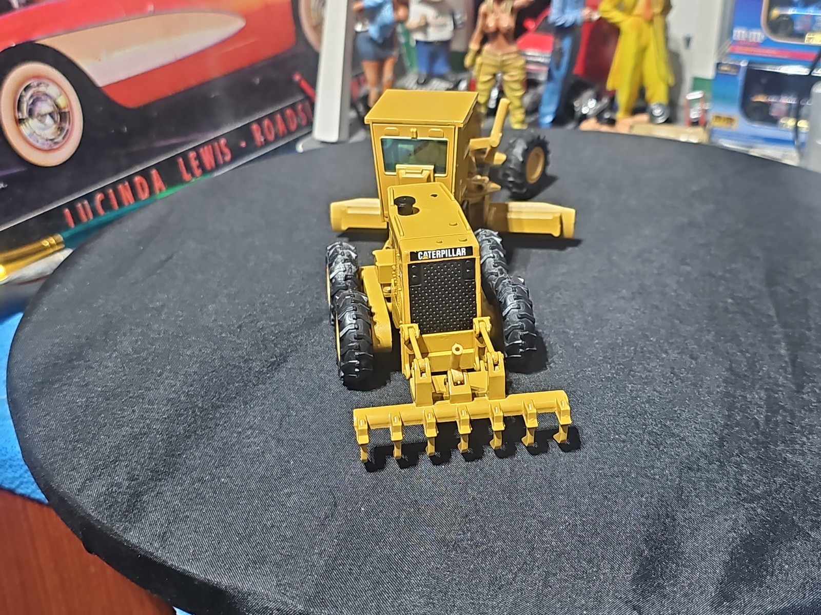 VINTAG NZG 387 Caterpillar CAT 16G Motor Grader 1/50 SCALE LIMITED EDITION NICE