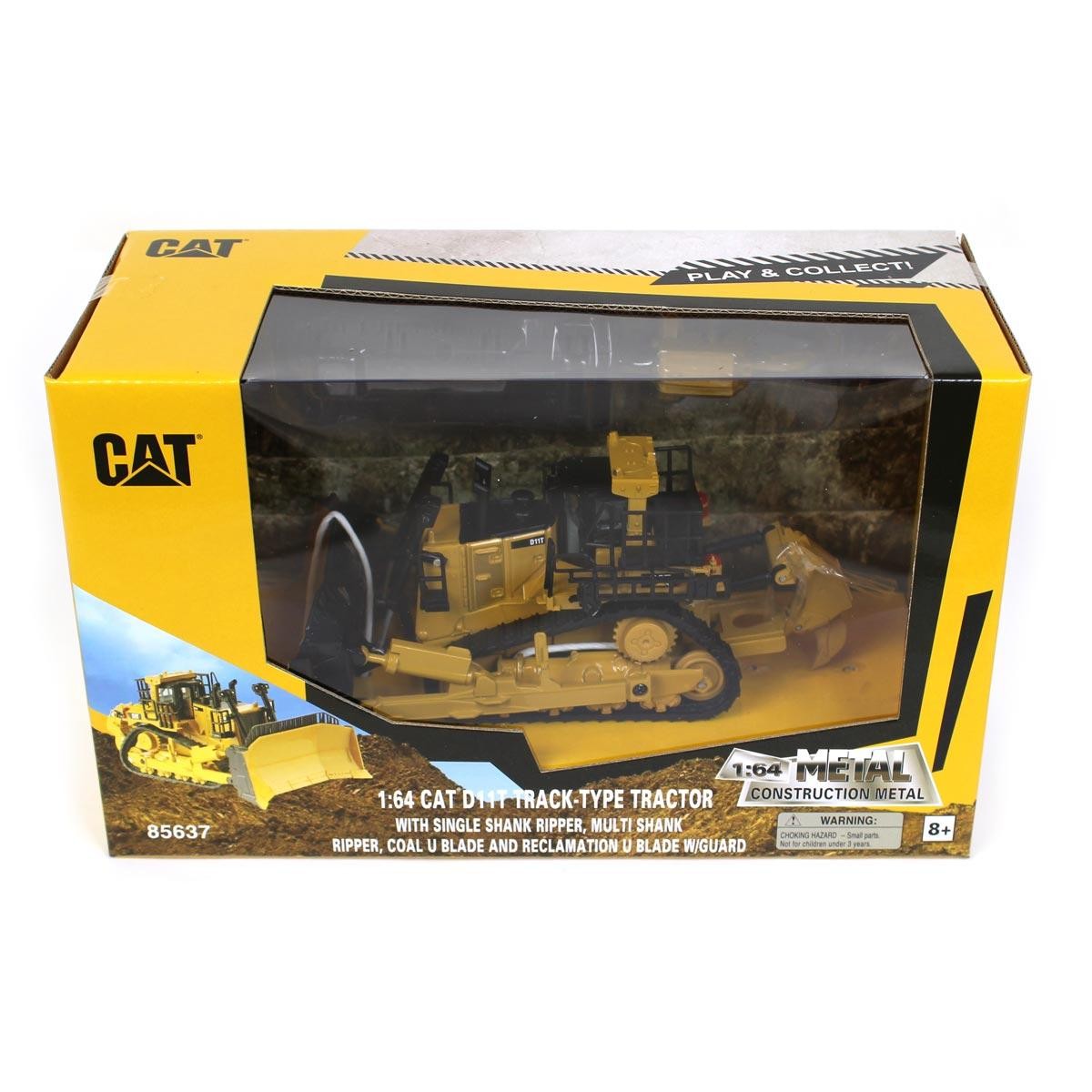 1/64 Caterpillar CAT D11 Dozer W/ 2 Blades & 2 Rear Rippers 85637