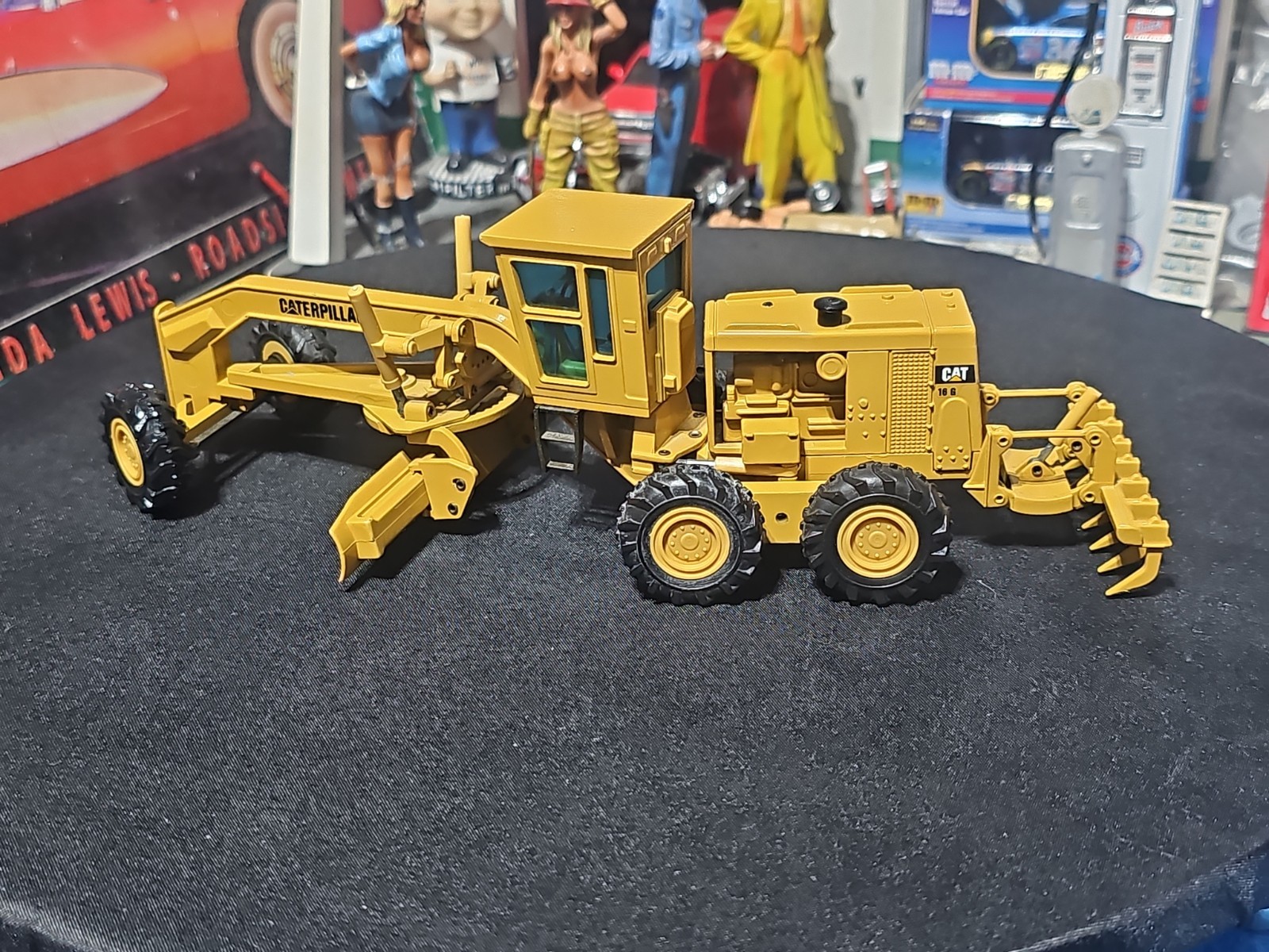 VINTAG NZG 387 Caterpillar CAT 16G Motor Grader 1/50 SCALE LIMITED EDITION NICE