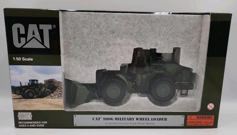 NIB Caterpillar 980G Military Wheel Loader 1:50 Scale #55126