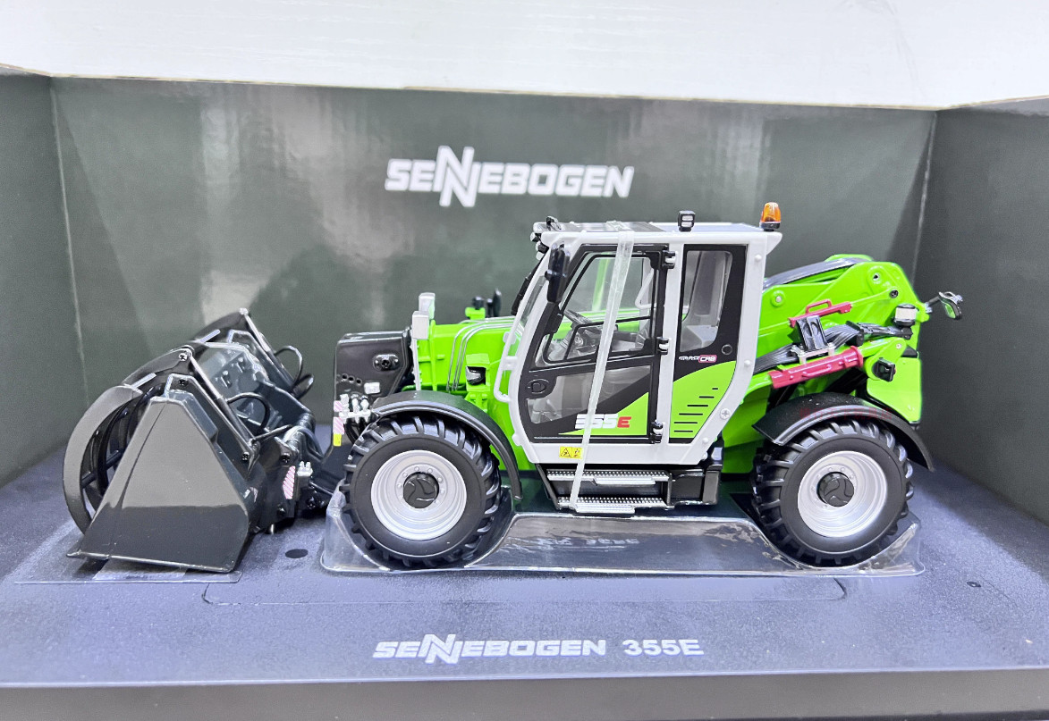 1:32 UH Sennebogen 355E Telescopic Tractor Elevatore Farm Machine Diecast Model