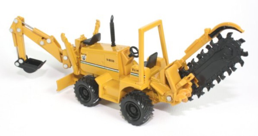 Vermeer V-8550 Trencher – ERTL DCP 1:50 Scale Diecast Model #40009 New