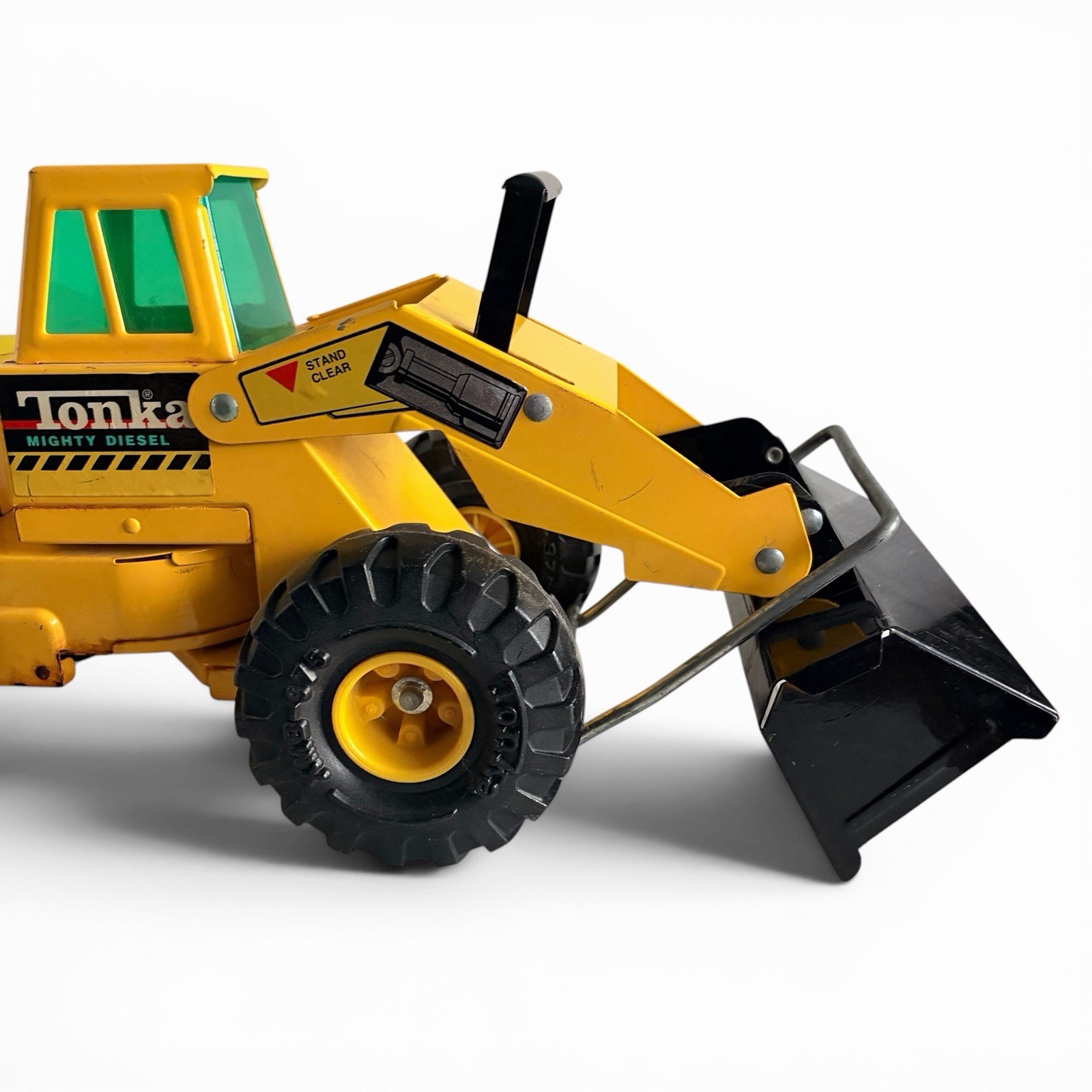 Vintage Tonka Front End Loader Mighty Diesel Yellow 54240 XMB-975 Excellent EUC