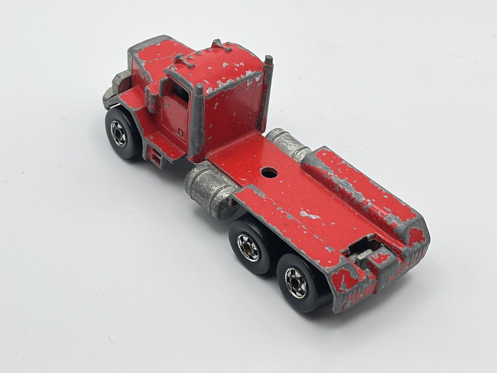 Hot Wheels Vintage 1979 Malaysia Peterbilt Semi Tractor Trailer Truck Hauler Cab