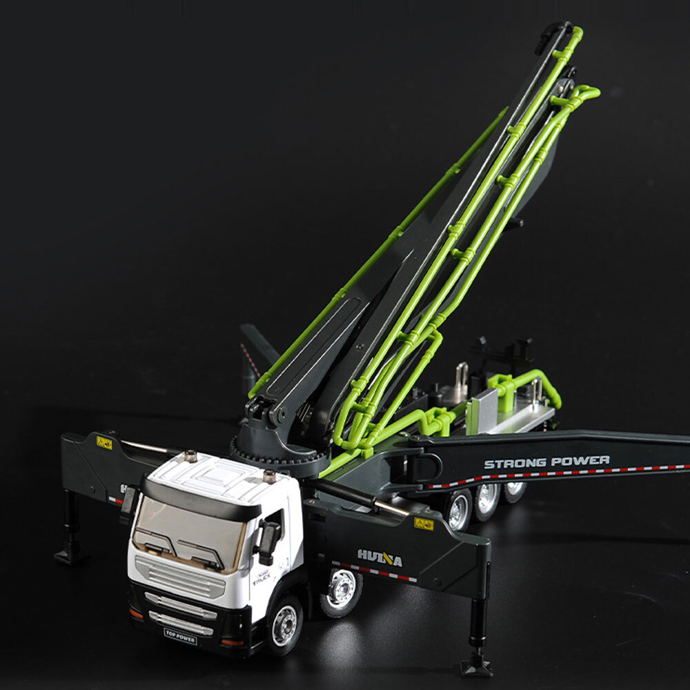 1/50 Concrete Pump Truck Construction Equipment Diecast Boys Toys Gift for Kids