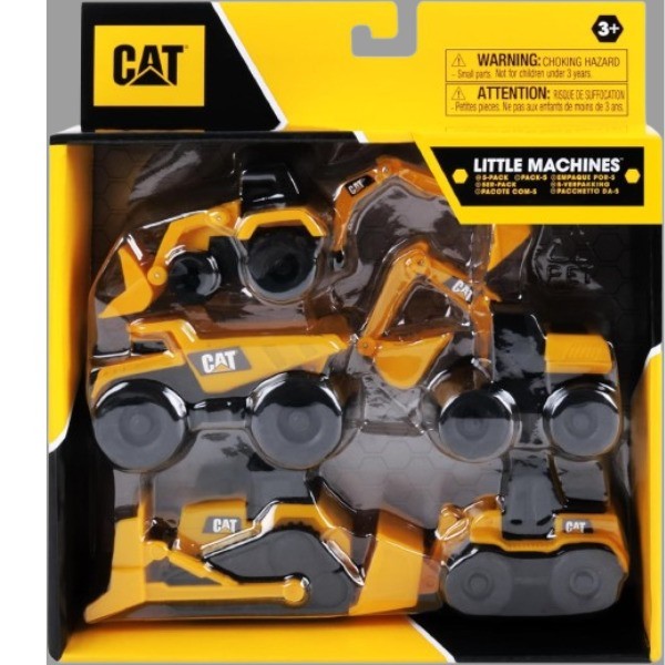 Cat Construction Little Machines 5 Pack – Great Cake Toppers new best seller