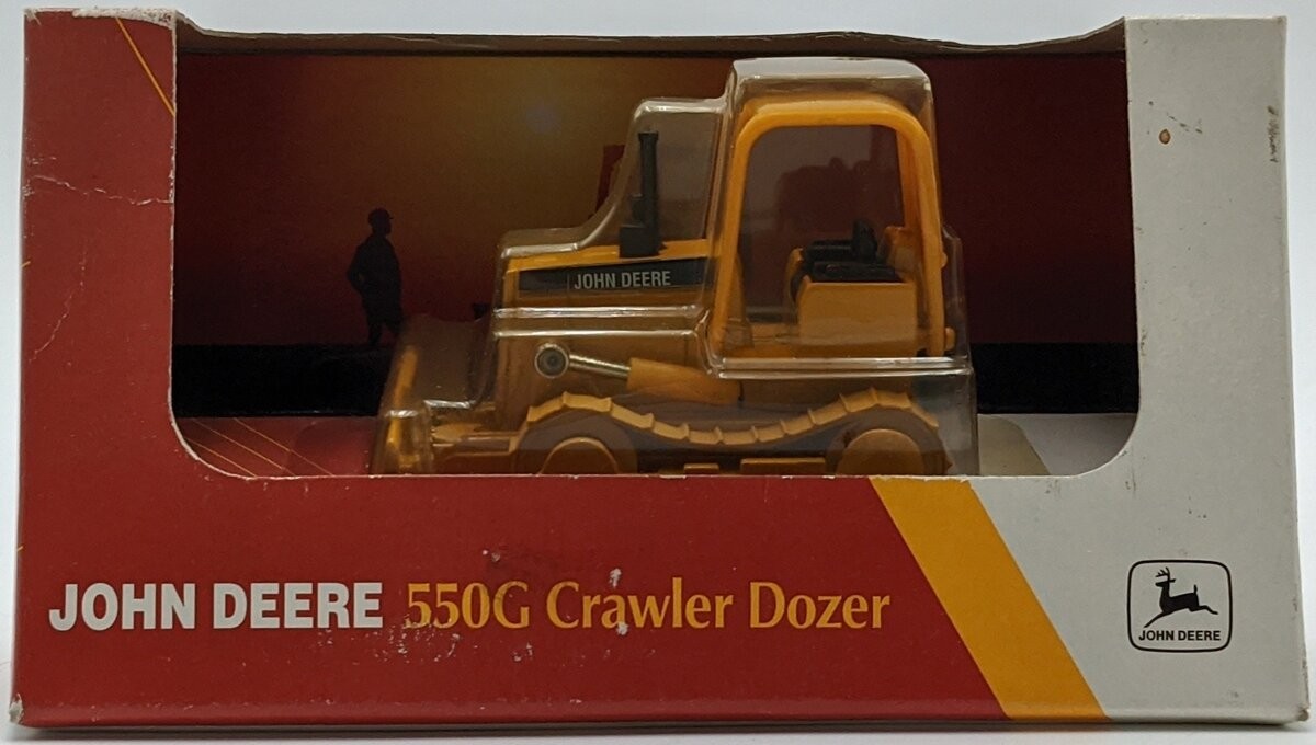Ertl 568 1:64 Road Construction Ahead John Deere 550G Crawler Dozer NIB