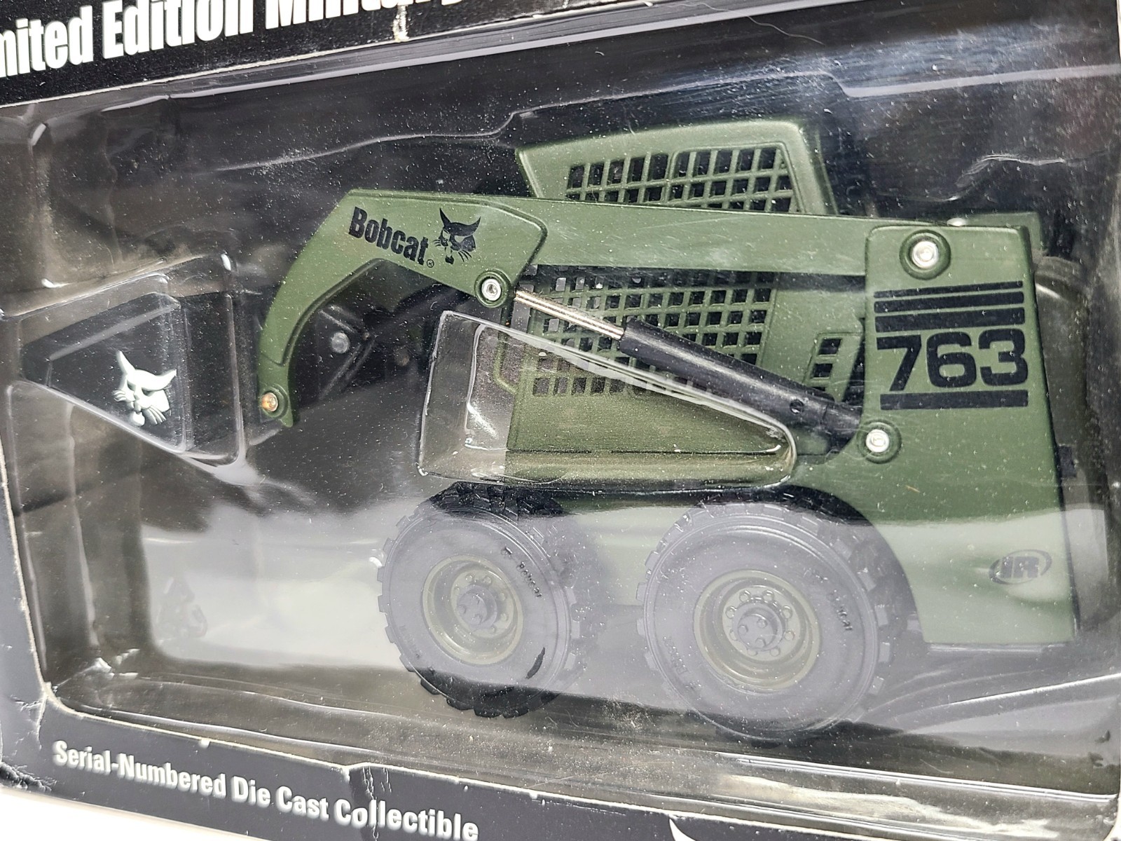 Bobcat 763 Skid-Steer Loader Military Camo Wan Ho 1:25 Scale Model #6902374 New