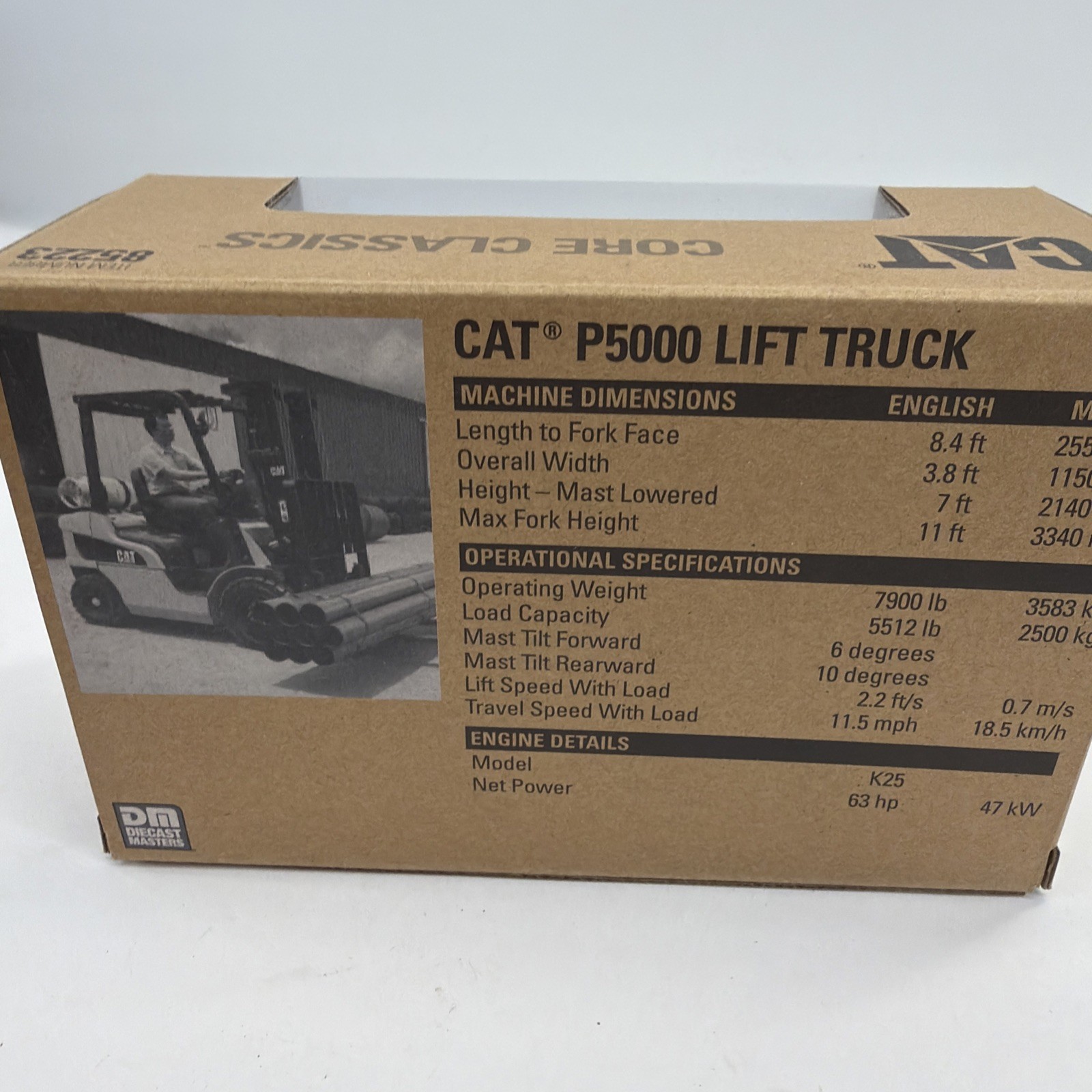 1/25 1:25 Caterpillar CAT P5000 Lift truck Limited Collectible Edition 85223