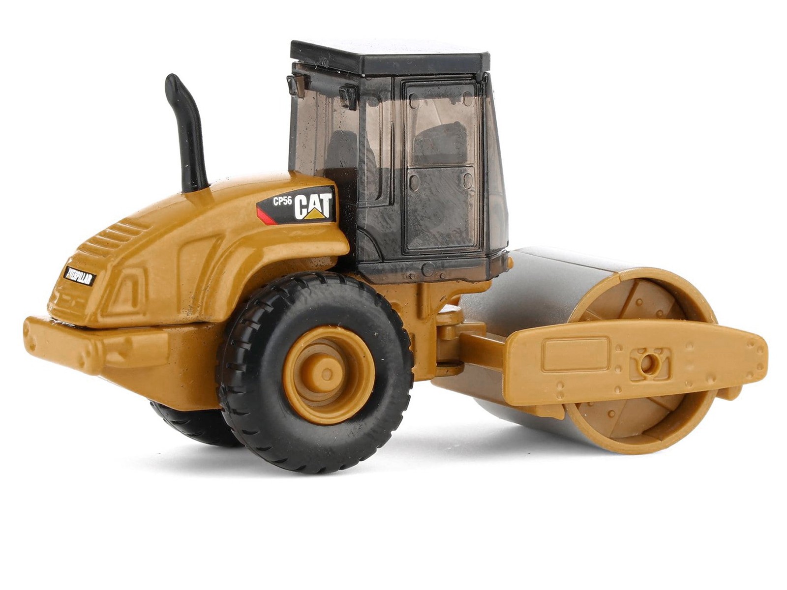 CAT Caterpillar CS56 Roller with Interchangeable Front Attachment Yellow 1/87 HO