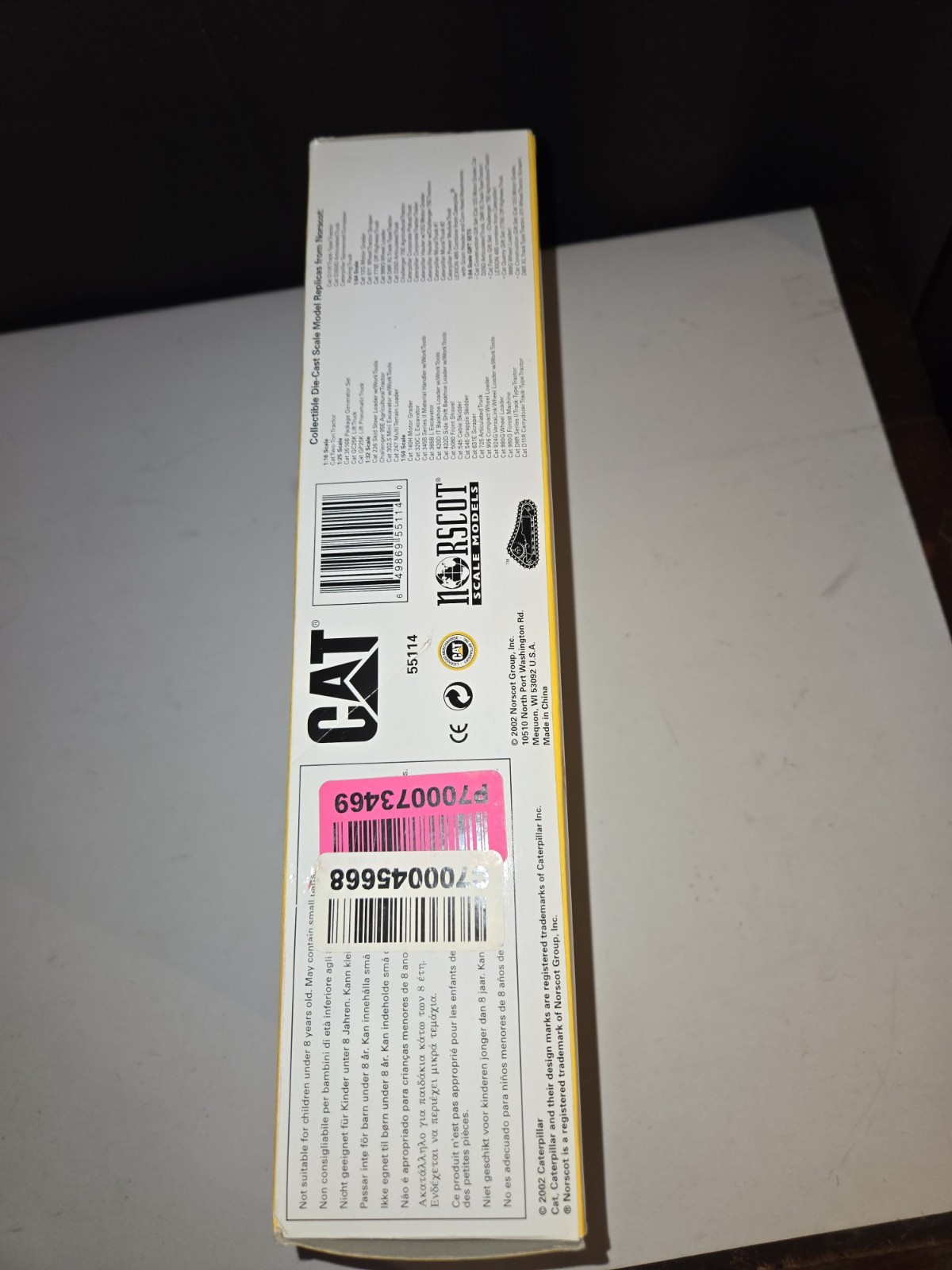 1/64 Norscot CAT Construction Gift Set 12G Grader, D6R, 611 Scraper 55114