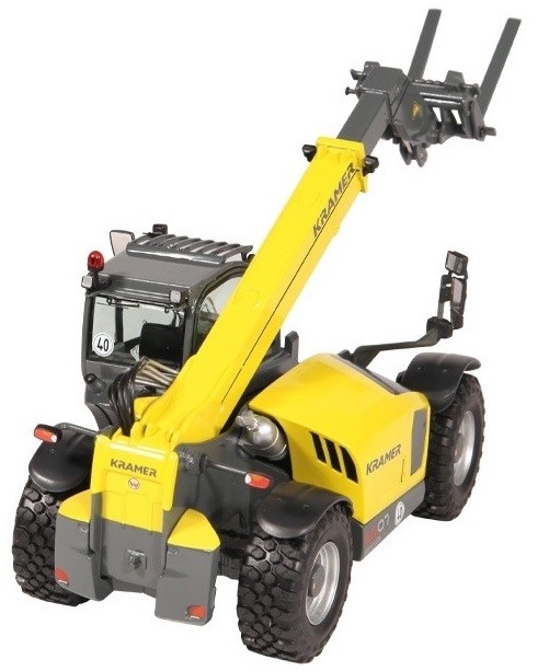 NZG – Engins téléscopique KRAMER 5507 avec fourche à palette – 1/32 – NZG987