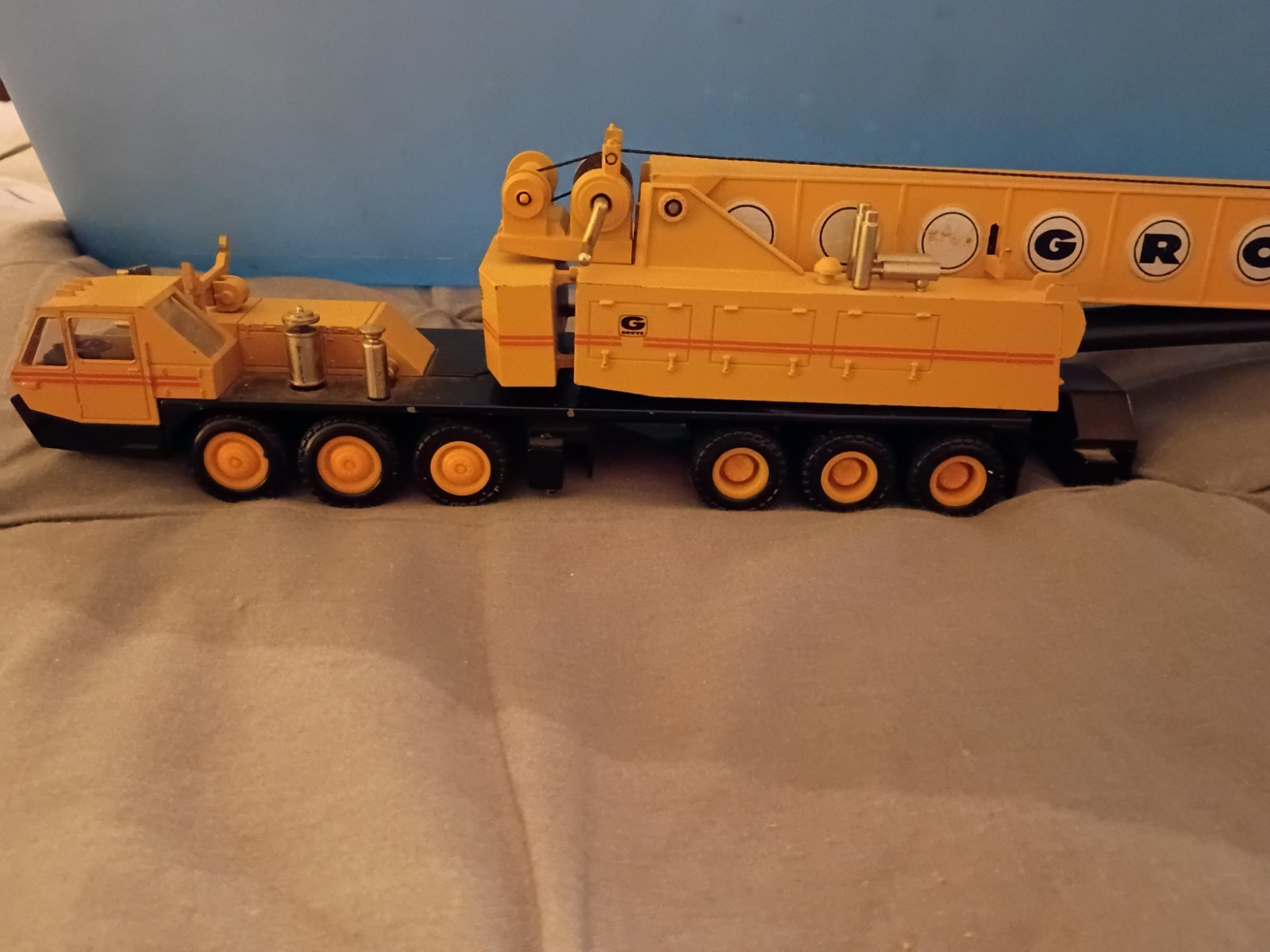 NZG #152 Grove TM1500 Extended Long Reach Boom Mobile Crane 1:55 Scale