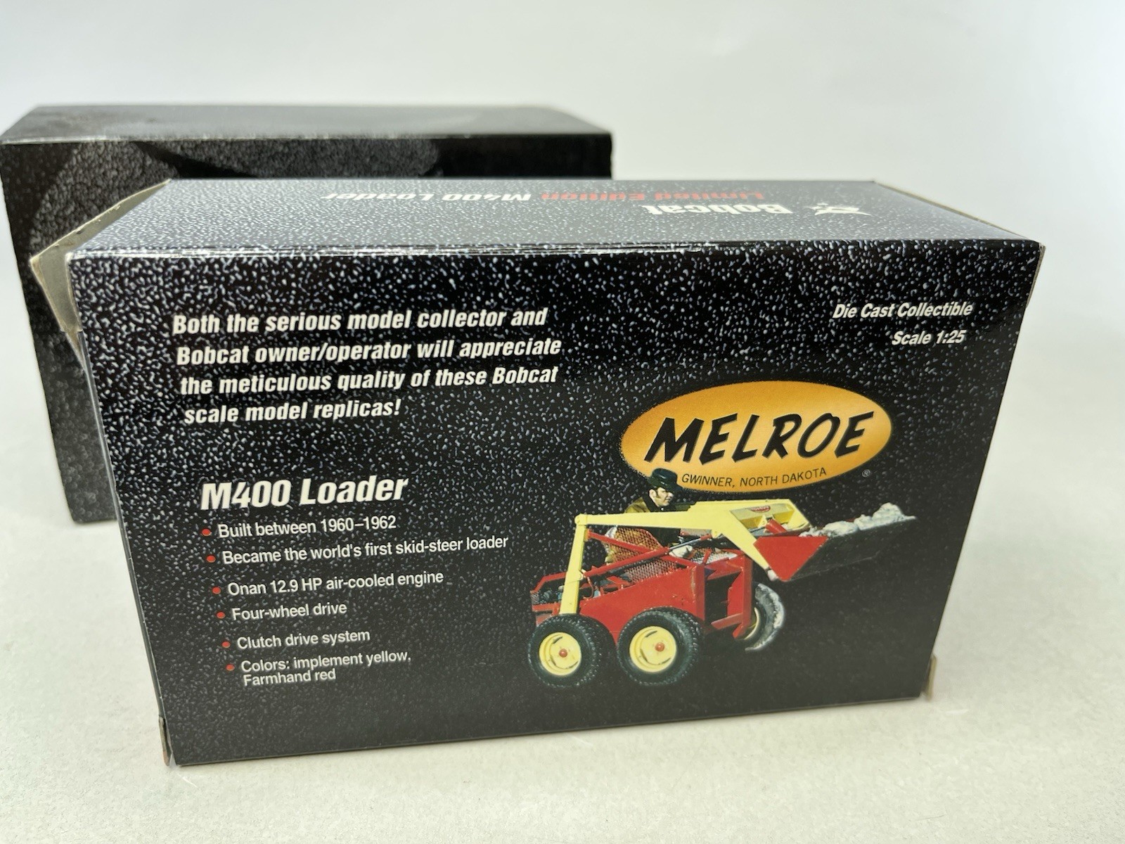 Die cast 1:25 Bobcat Ltd Edition M400 Skid Loader Gold 50th Anniversary