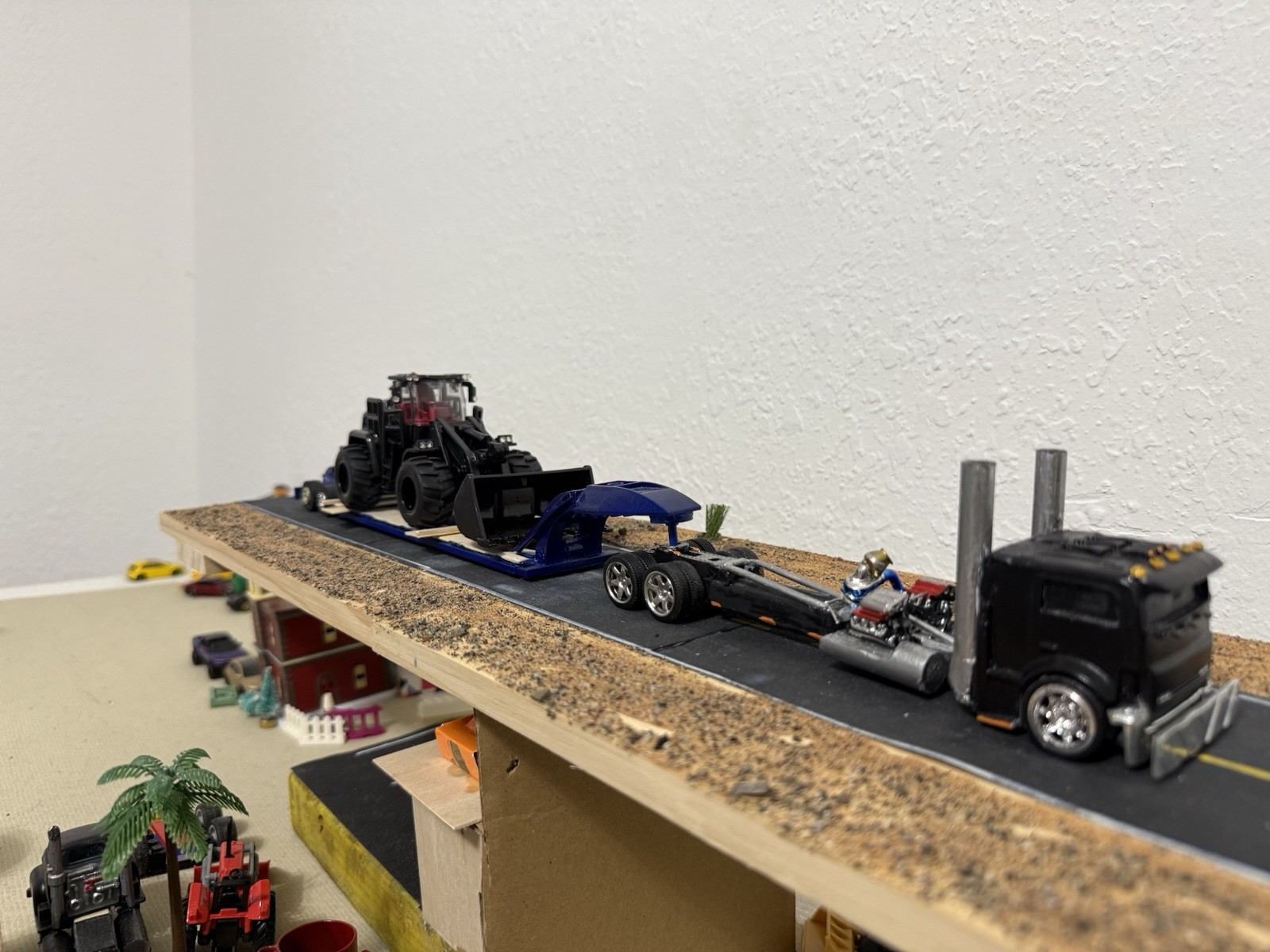 custom tractor 1/64 construction