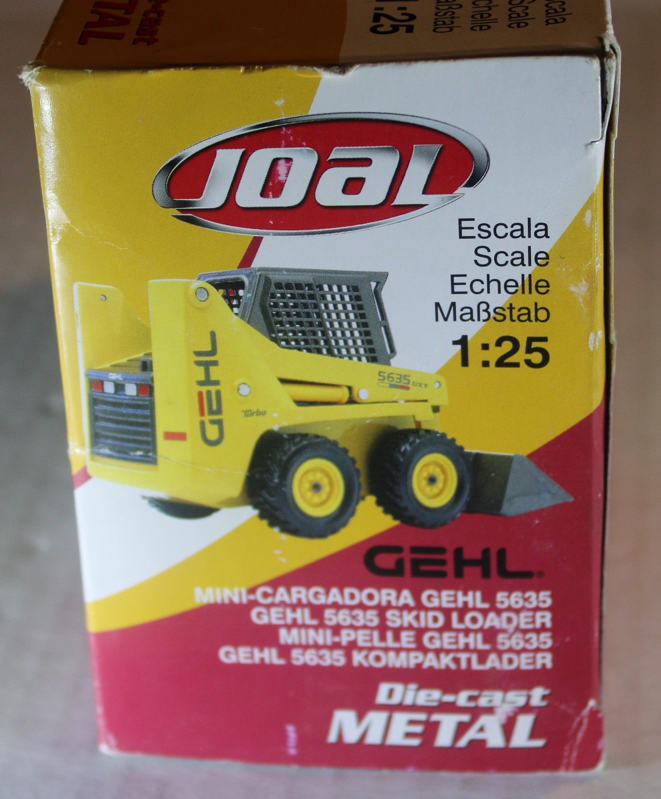 Joal Die-cast Metal Gehl 5635 Skid Loader Ref 40011JO 1/25 NIB