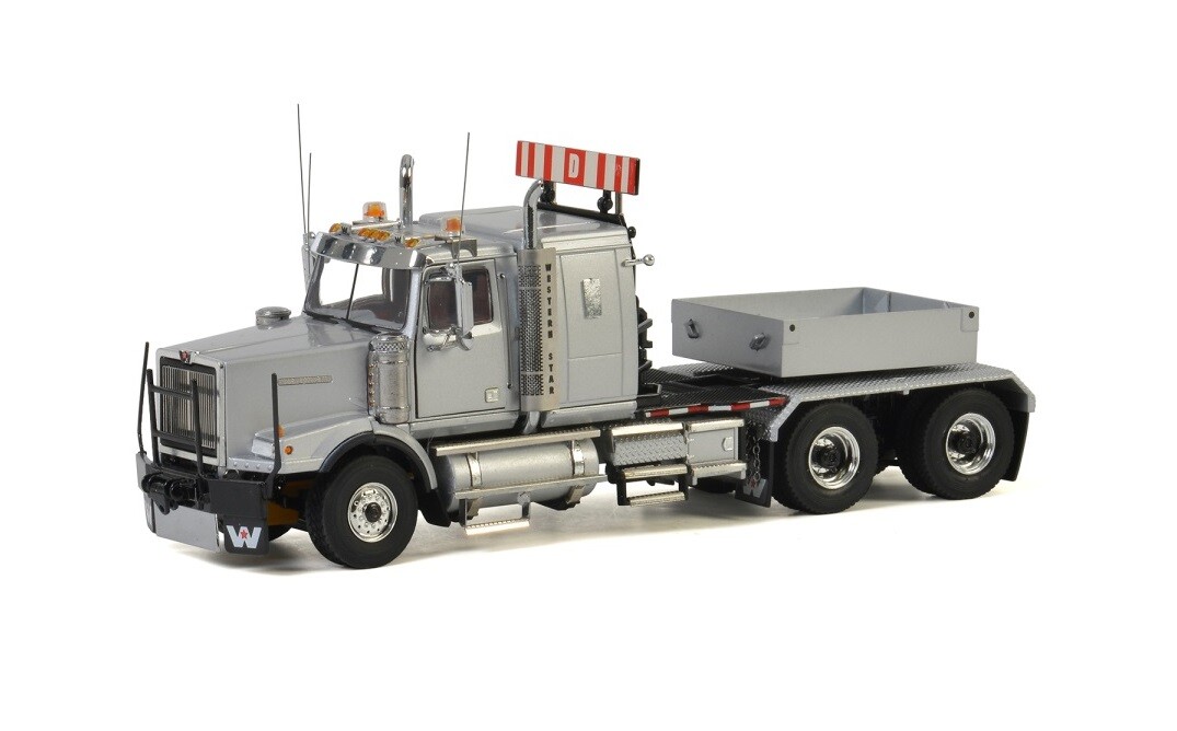 Western Star 4964 SX-1 6×4 Truck Ballast Box Silver WSI 1:50 Scale #34-2006 New