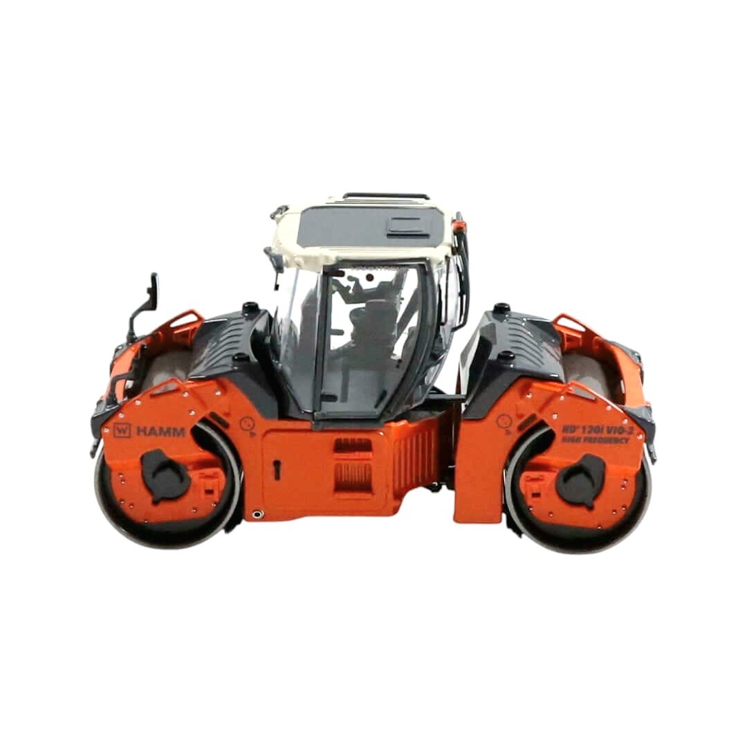 Hamm HD+ 120i VIO-2-HF Tandem Roller Compactor – NZG 1:50 Scale Model #1086 New