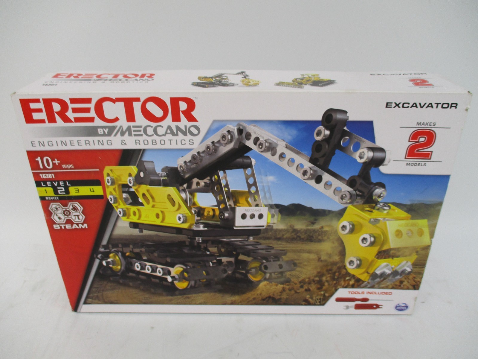 Erector by Meccano Excavator Engineering & Robotics STEM Build Set 10+ Kids
