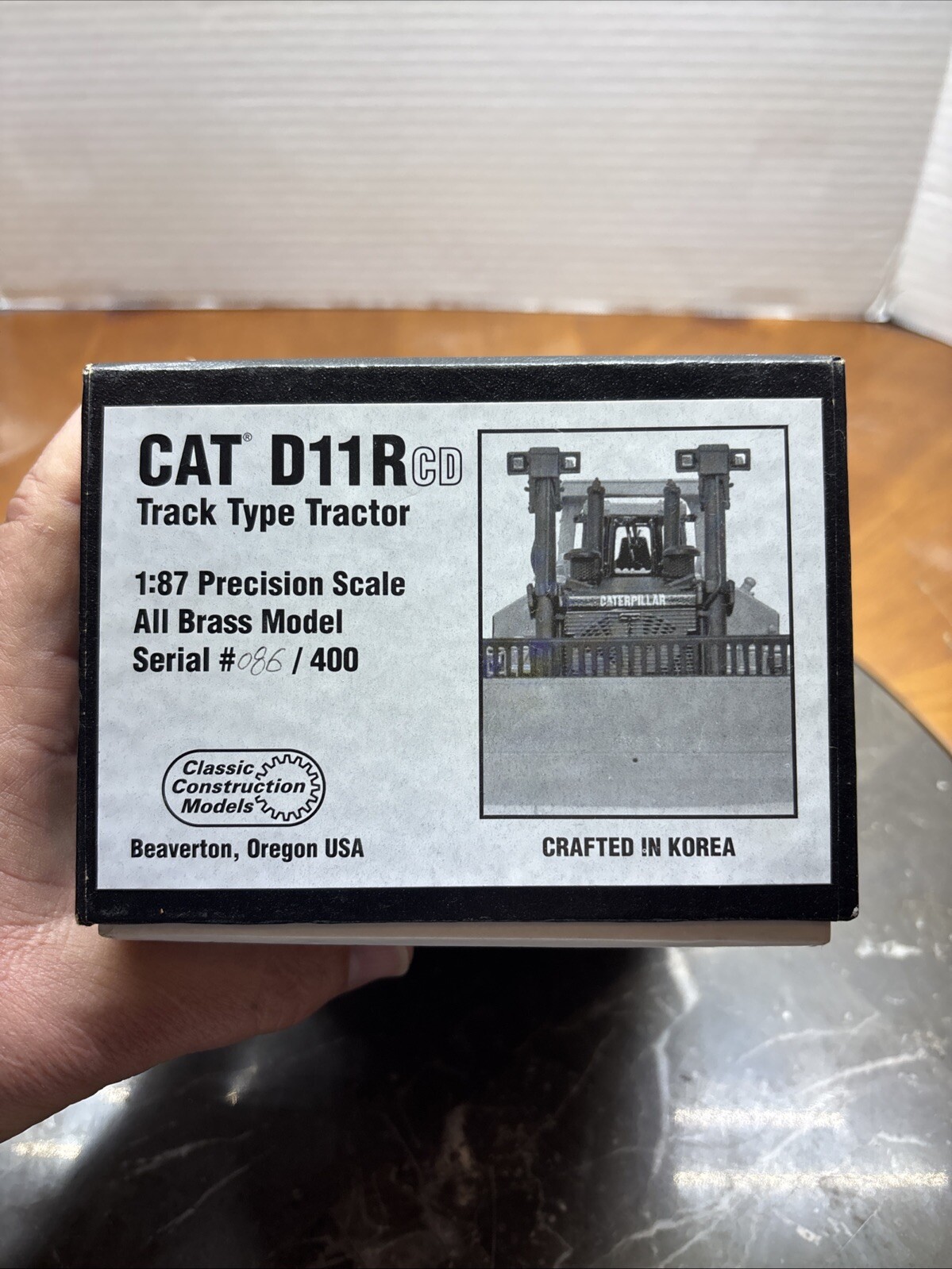 ccm brass 1/87, Cat D11R Cd 086 Of 400!