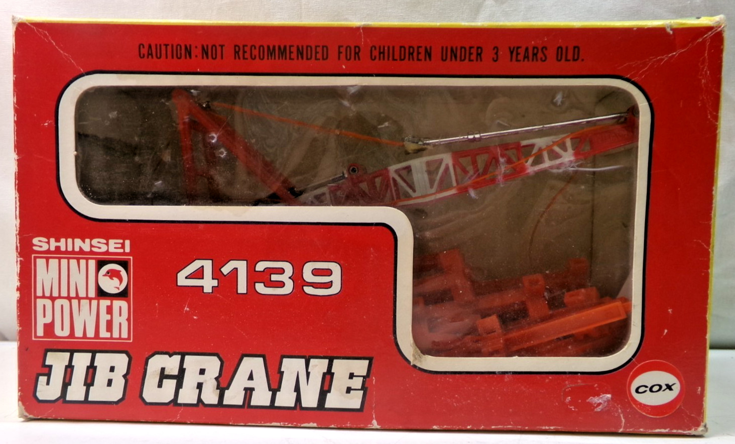Cox 1/70 construction crane kit in original box (lot 8341)