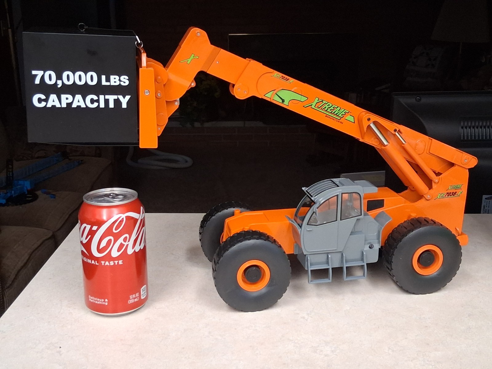 Large 1/25 Extreme XR7038-F Telehandler Fork Lift