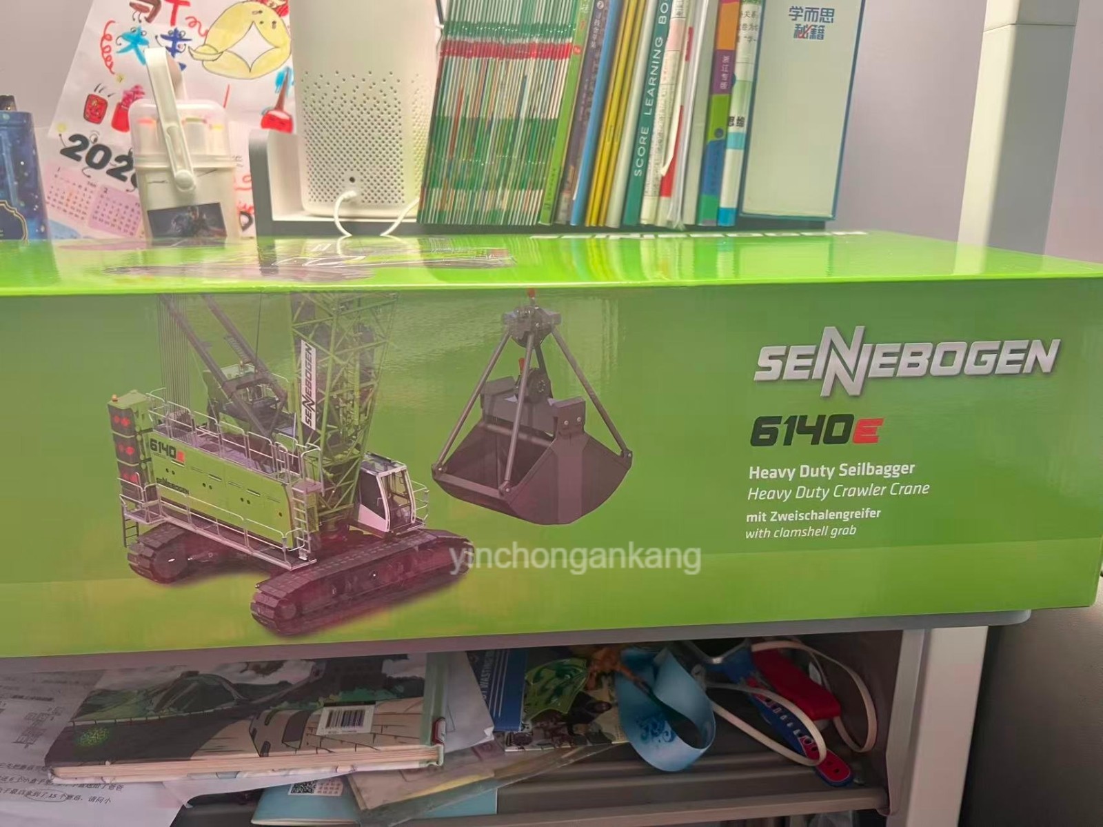 Sennebogen 6140E HD Crawler Crane Clamshell – Ros 1:50 Scale Model