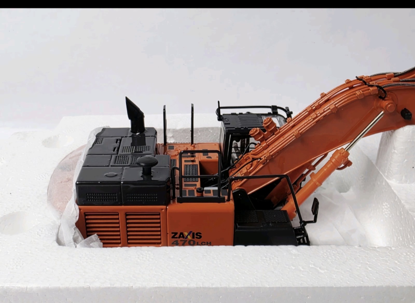 Hitachi ZX470LCH-5 Hydraulic Excavator Diecast 1:50 Model Orange Black