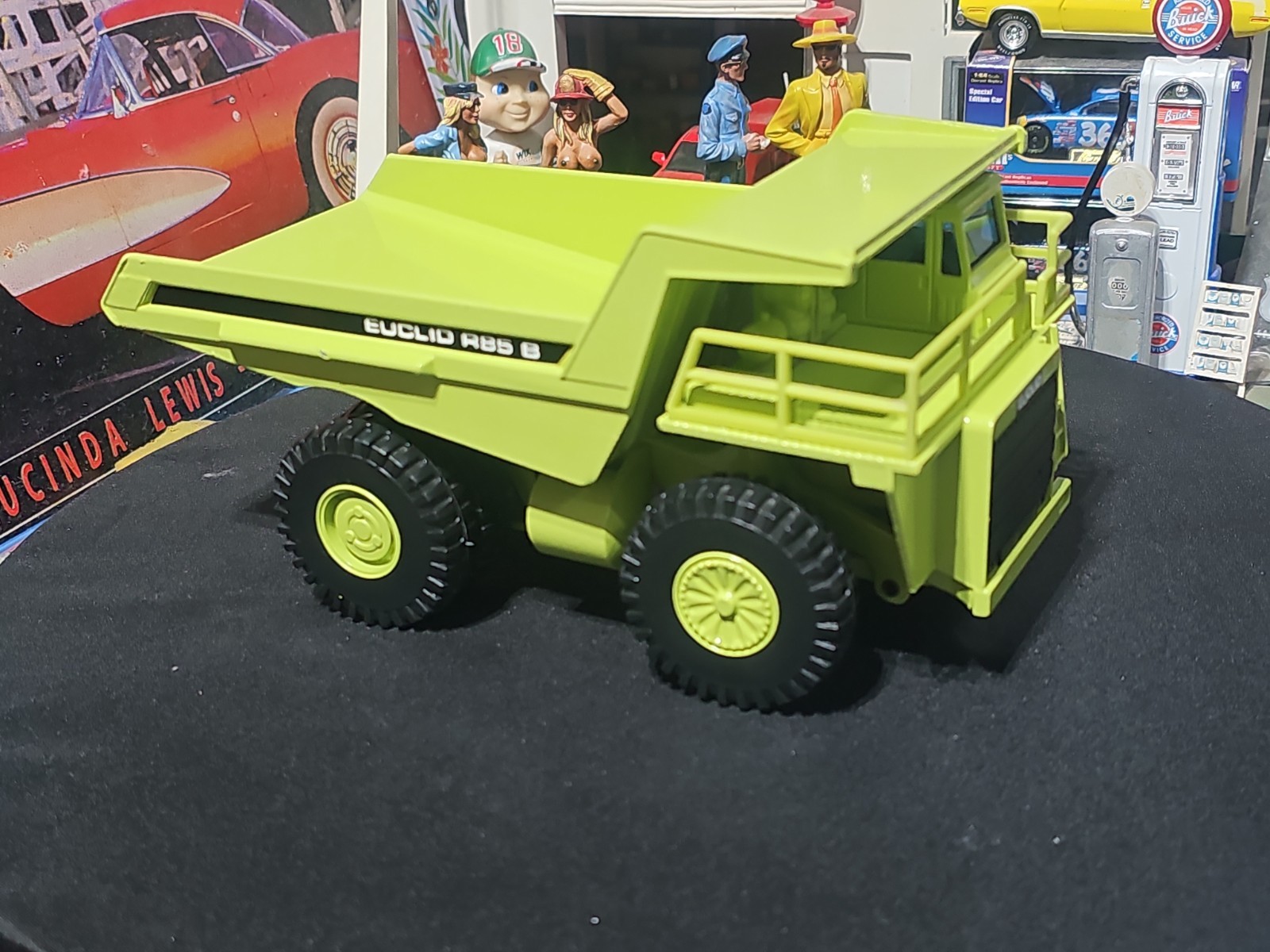 VINTAGE Joal Compact 1:50 Die Cast Euclid R85 B Dump Truck Green VERY NICE